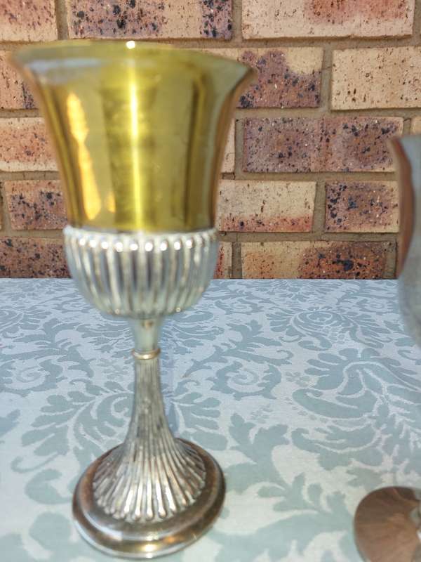 TWO VINTAGE FLUTES SOLD AS IS