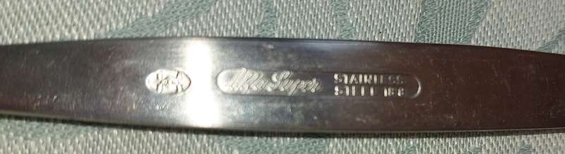 A SET OF ALFA SUPER STAINLESS STEEL FISH SET