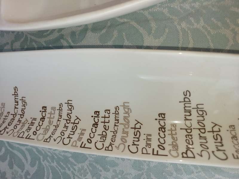TWO PORCELAIN CANOPE`S SERVING PLATTERS
