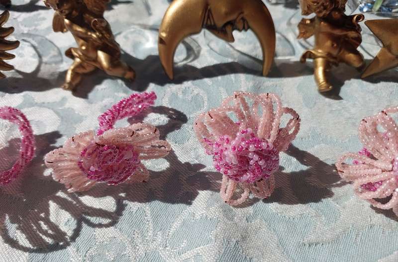 A COLLECTION OF NAPKIN RINGS FOR DIFFERENT OCCASIONS
