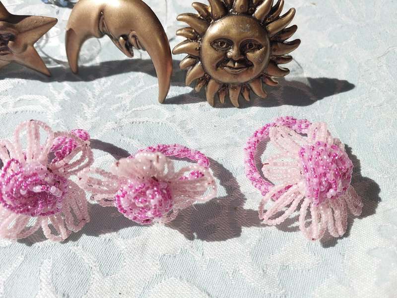 A COLLECTION OF NAPKIN RINGS FOR DIFFERENT OCCASIONS