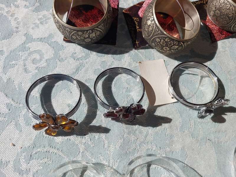 A COLLECTION OF NAPKIN RINGS FOR DIFFERENT OCCASIONS