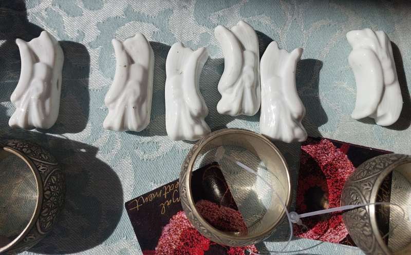A COLLECTION OF NAPKIN RINGS FOR DIFFERENT OCCASIONS