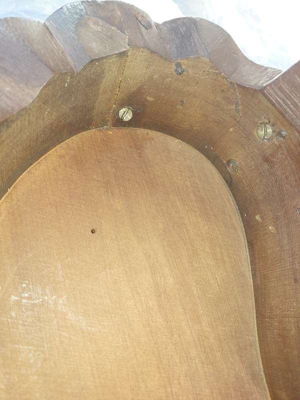AN ANTIQUE PAIR OF KIDNEY-SHAPED BALL N CLAW-LEGGED OCCASIONAL TABLES