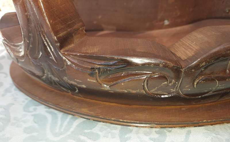 AN ANTIQUE PAIR OF KIDNEY-SHAPED BALL N CLAW-LEGGED OCCASIONAL TABLES