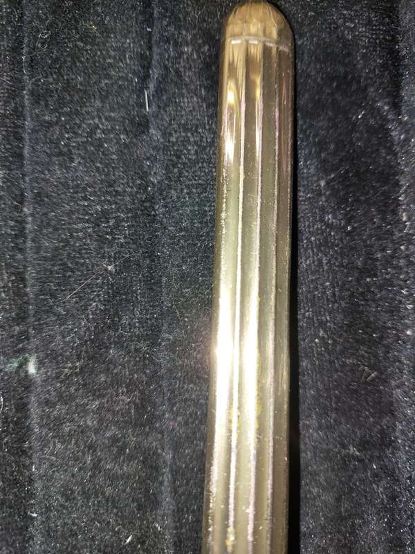 AN ANTIQUE COLLECTION EDWARDIAN BRASS GOLD PLATED HAIR BRUSHES