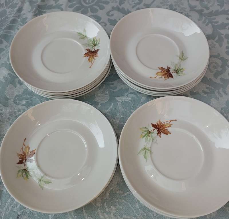 A SET 0F 18 SAUCERS CONSTANTIA MADE IN SOUTH AFRICA