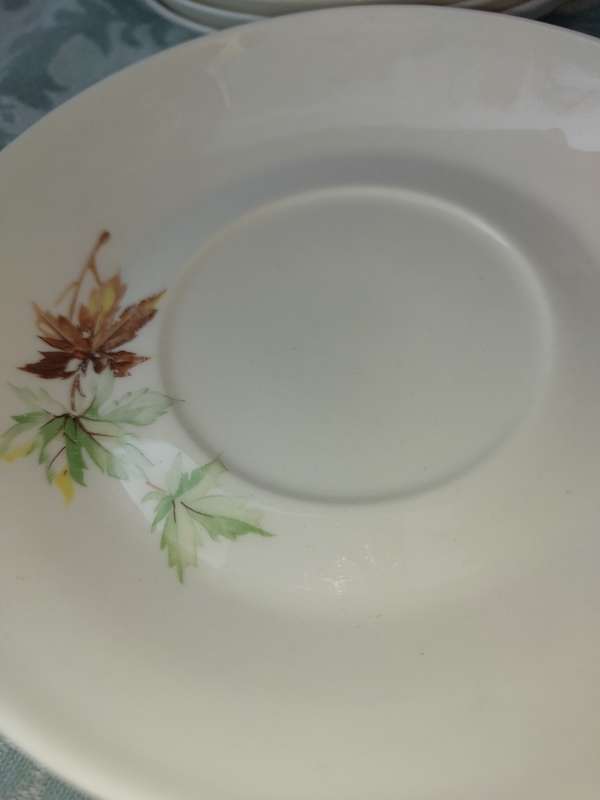 A SET 0F 18 SAUCERS CONSTANTIA MADE IN SOUTH AFRICA