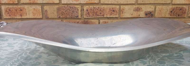 AN ART DECOR ALUMINIUM ALLOY SERVING TRAY