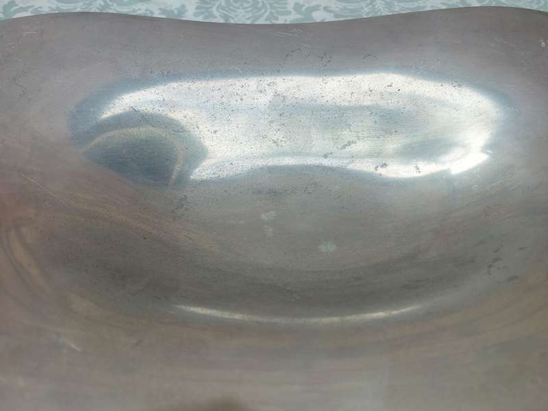 AN ART DECOR ALUMINIUM ALLOY SERVING TRAY