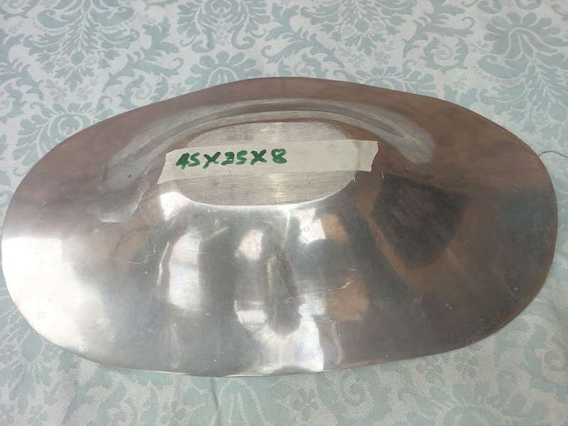 AN ART DECOR ALUMINIUM ALLOY SERVING TRAY