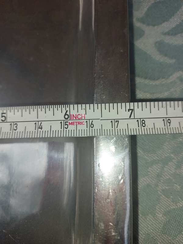 A VINTAGE RECTANGULAR SERVING PLATTER SOLD AS IS