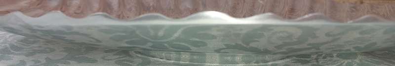 AN ART DECOR ALUMINIUM ALLOY SERVING PLATTER