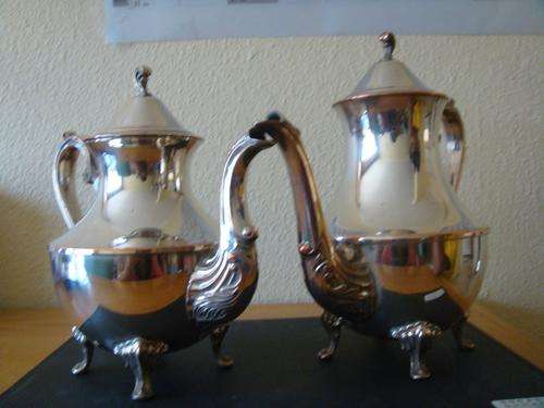 TEA AND COFFE SILVER PLATED JUGS