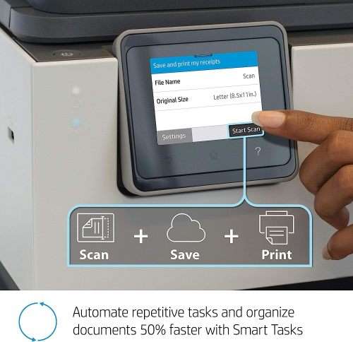 HP OfficeJet Pro 9010 All-in-One Wireless Printer, with Smart Tasks for Smart Office Productivity