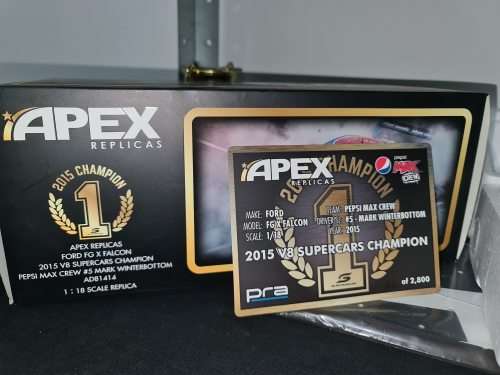 Apex Replicas 1:18 Scale Ford FG X Falcon Winterbottom (2015) Diecast Car - AD81414