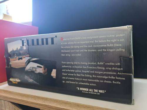ERTL American Muscle `BULLITT` 1968 Dodge Charger 1/18 Diecast Metal Black model Car