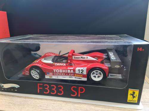 FERRARI F333 SP RACE CAR 1:18 by HOT WHEELS ELITE