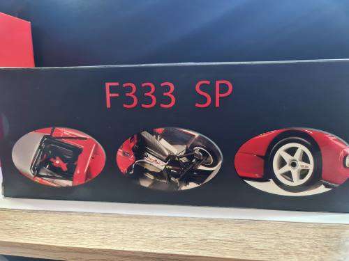 FERRARI F333 SP RACE CAR 1:18 by HOT WHEELS ELITE