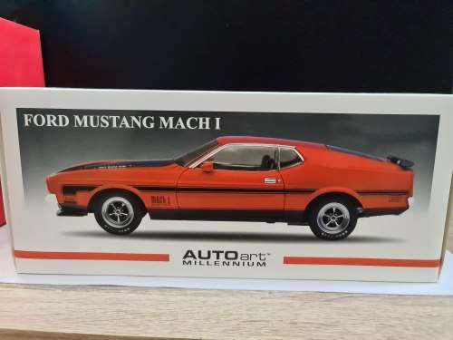 1971 Ford Mustang Mach I Fastback  AUTOart 1/18 Scale DieCast