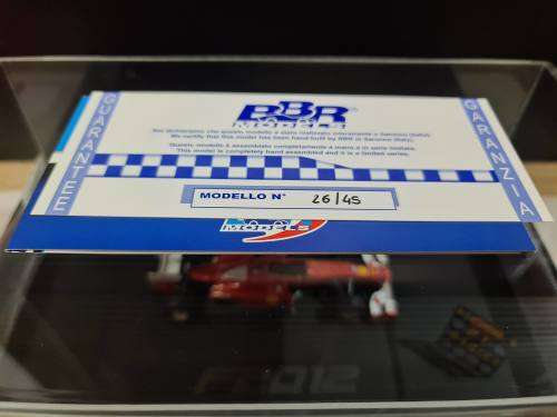 BBR EX40 1:43, Ferrari F2012, 1st MAL 2012, #5 Alonso Limted 45 pcs - Exclusive Series