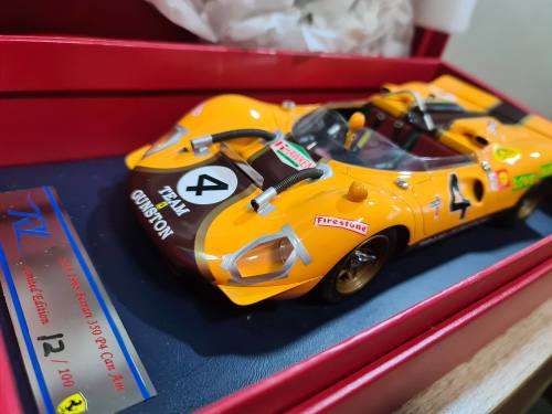 TRL Ferrari 350 P4 Can Am 1:18 #4 Love / Hawkins 3rd 9h Kyalami 1968 - Limited 100