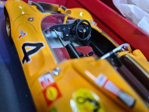 TRL Ferrari 350 P4 Can Am 1:18 #4 Love / Hawkins 3rd 9h Kyalami 1968 - Limited 100