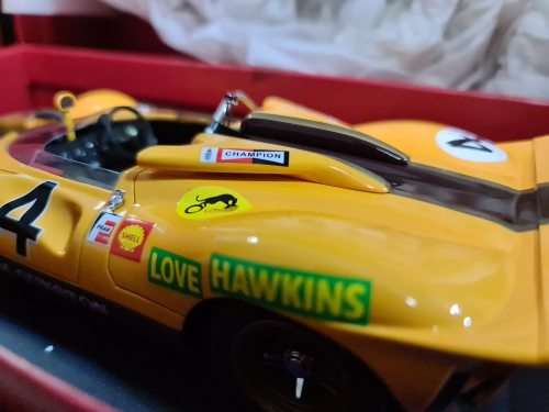 TRL Ferrari 350 P4 Can Am 1:18 #4 Love / Hawkins 3rd 9h Kyalami 1968 - Limited 100