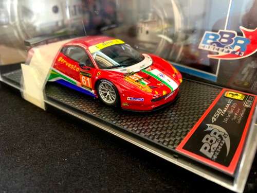 BBR-MODELS - FERRARI - 458 ITALIA GT2 GTE AM TEAM AF CORSE N 61 27th 24h LE MANS 2013 J.GERBER - M.G