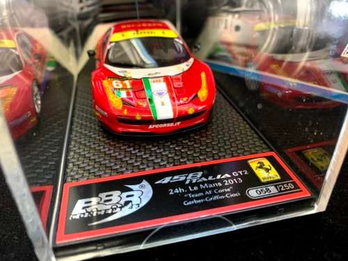 BBR-MODELS - FERRARI - 458 ITALIA GT2 GTE AM TEAM AF CORSE N 61 27th 24h LE MANS 2013 J.GERBER - M.G