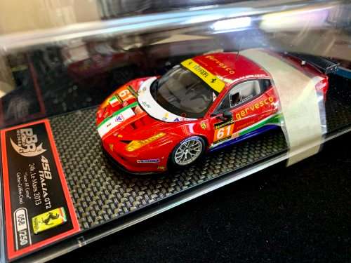 BBR-MODELS - FERRARI - 458 ITALIA GT2 GTE AM TEAM AF CORSE N 61 27th 24h LE MANS 2013 J.GERBER - M.G