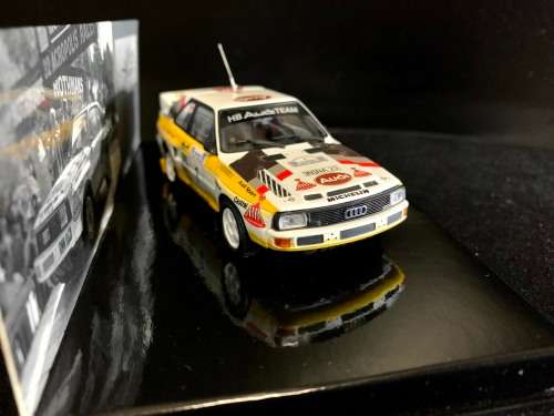 MINICHAMPS - AUDI - QUATTRO SPORT N 1 RALLY ACROPOLIS 1985 S.BLOMQVIST - B.CEDERBERG