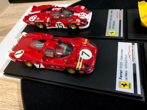 Tecnomodel Ferrari 512S Coupe Coda Lunga L.M #5 #7 #12 #15