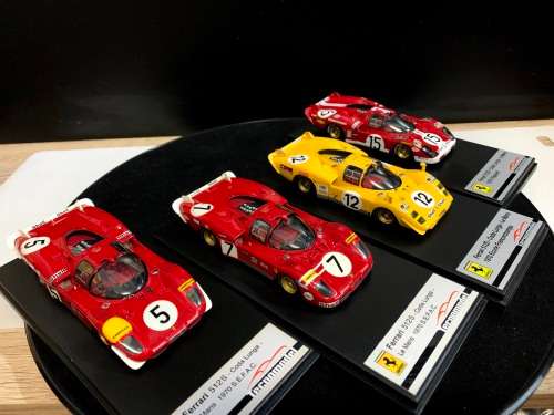 Tecnomodel Ferrari 512S Coupe Coda Lunga L.M #5 #7 #12 #15