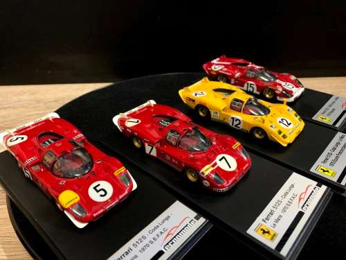 Tecnomodel Ferrari 512S Coupe Coda Lunga L.M #5 #7 #12 #15