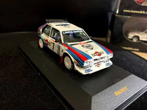 IXO-MODELS - LANCIA - DELTA S4 MARTINI N 7 WINNER RALLY MONTECARLO 1986 H.TOIVONEN - CRESTO