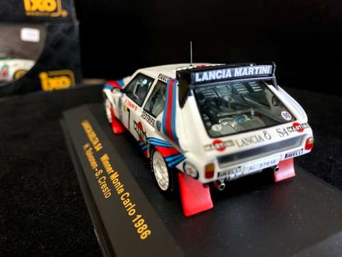 IXO-MODELS - LANCIA - DELTA S4 MARTINI N 7 WINNER RALLY MONTECARLO 1986 H.TOIVONEN - CRESTO