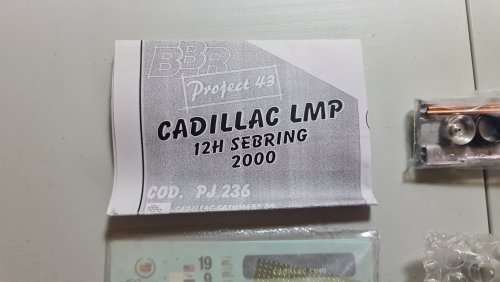 bbr Project 43 KIT CADILLAC NORTHSTAR LMP N.19 12H SEEBRING 2000 BBR MODELS