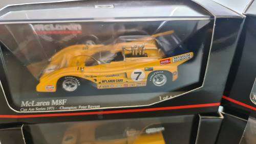 Paul`s Model Art Minichamps 1:43rd Can Am Series M8A M8B M8D M8F