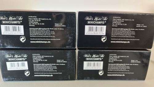 Paul`s Model Art Minichamps 1:43rd Can Am Series M8A M8B M8D M8F