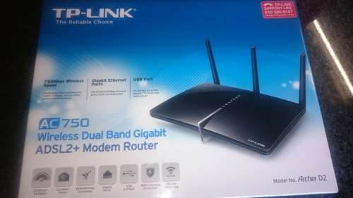AC750 Wireless Dual Band Gigabit ADSL2+ Modem Router