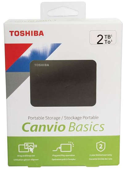Toshiba Canvio Basics 2TB Portable Hard Drive
