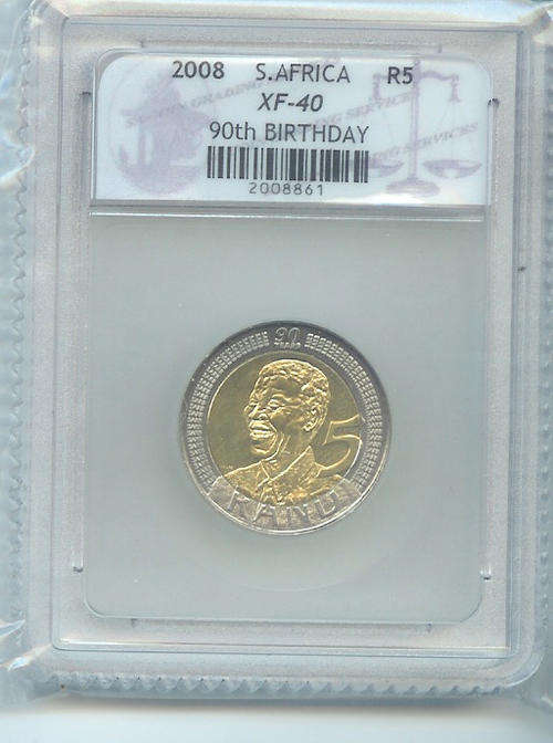 LOOK!!! A RARE XF-40, 2008 MANDELA BIRTHDAY R 5.SELLING BELOW COST!!!!!