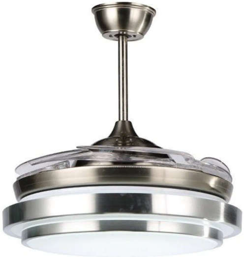Remote Control Modern Luxury Quiet Auto Folding Invisible Ceiling Fan