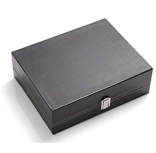 10 Slot PU Leather Watch Collector Display