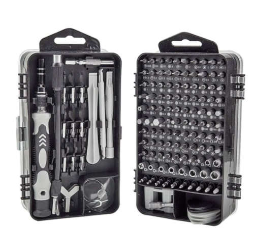 138-in-1 Screwdriver Set multi-Purpose Precision Repair Tool Kit Grey,Purple,Blue&Yellow