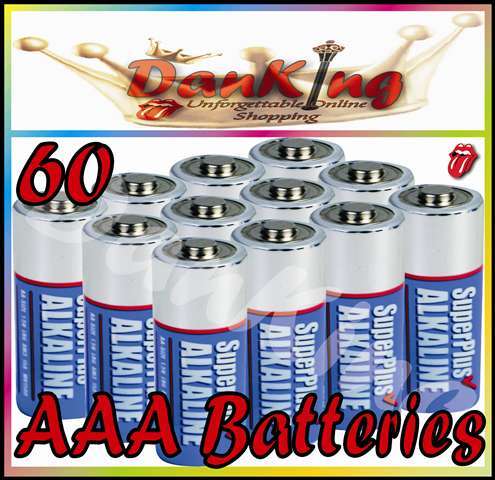 AAA Batteries - 60 Pcs