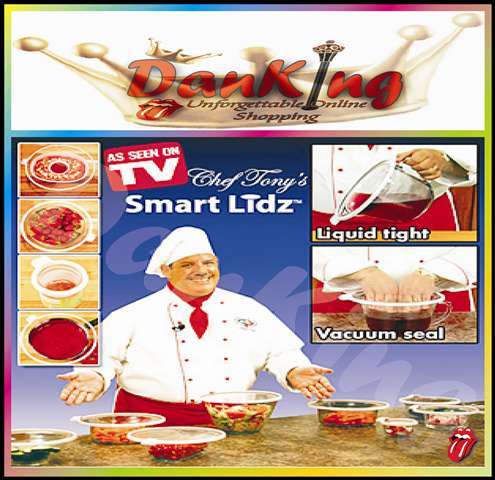 Smart Lidz - Vacuum Seal Containers - Keeps Food 5x Fresher (As seen on TV)