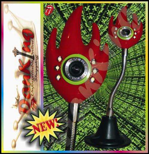 6 LED 5MP Driverless USB 2.0 PC Camera - Flexi Flame
