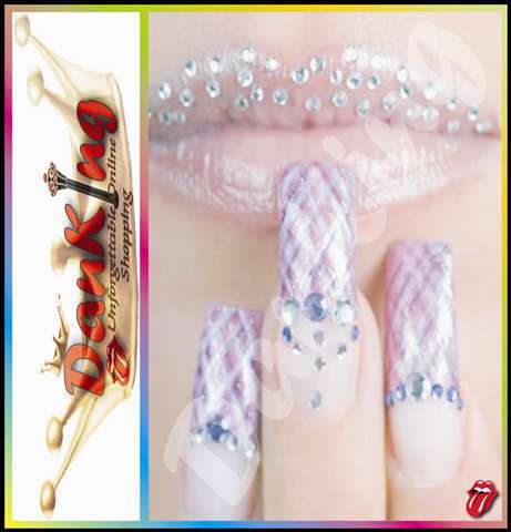 903 Piece Professional Nail Art Kit with French Nail Tips - Rhinestone Collection !!!